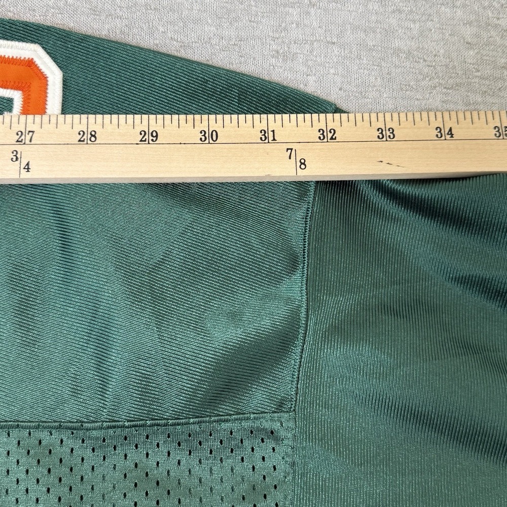 Vintage Rare Miami Hurricanes #32 Men's 4XL Colosseum Football Jersey Green NCAA - Picture 9 of 14